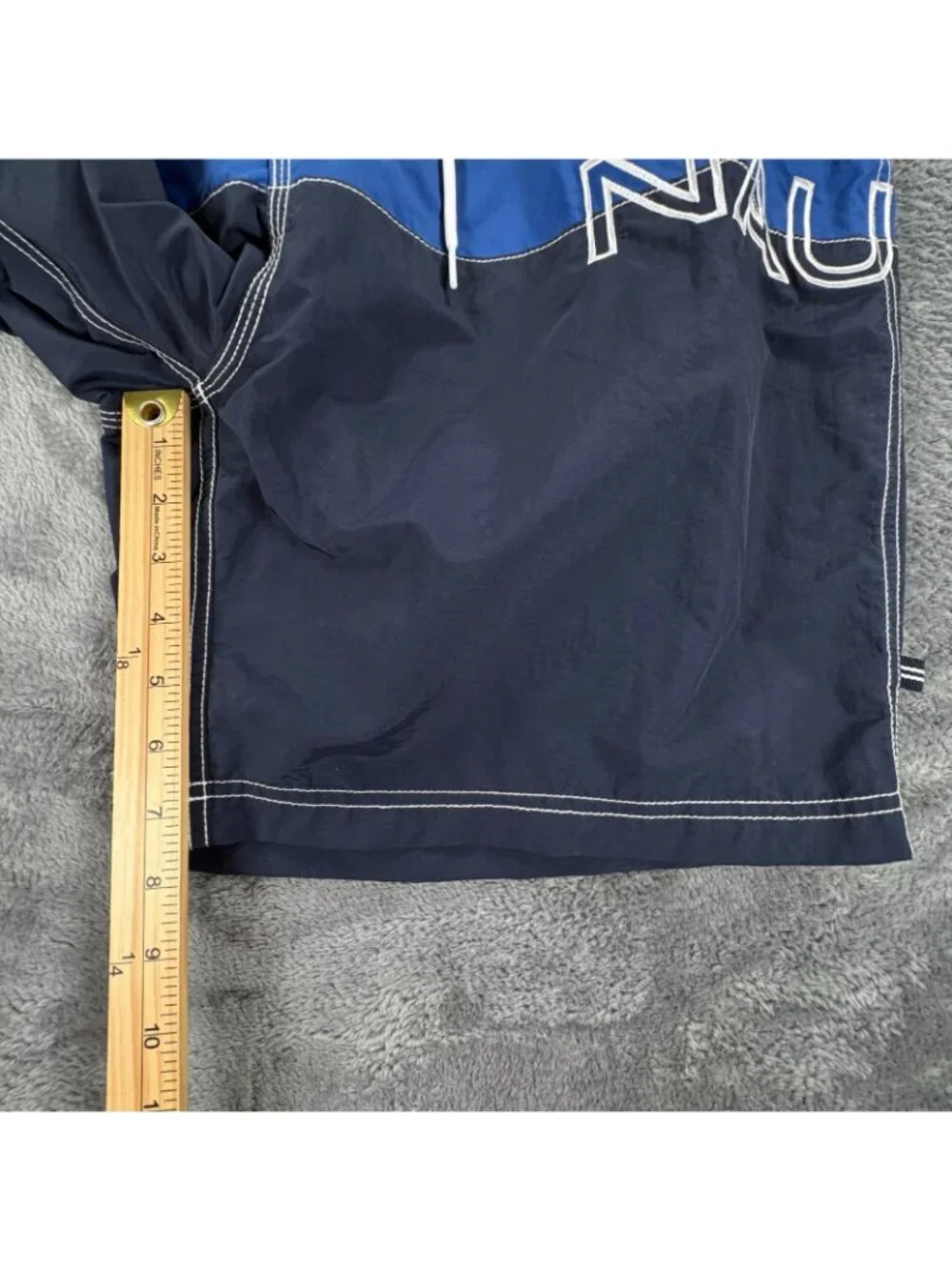 NWT Nautica Colorblock Board Shorts XL Blue Navy Quick Dry Swim Trunks